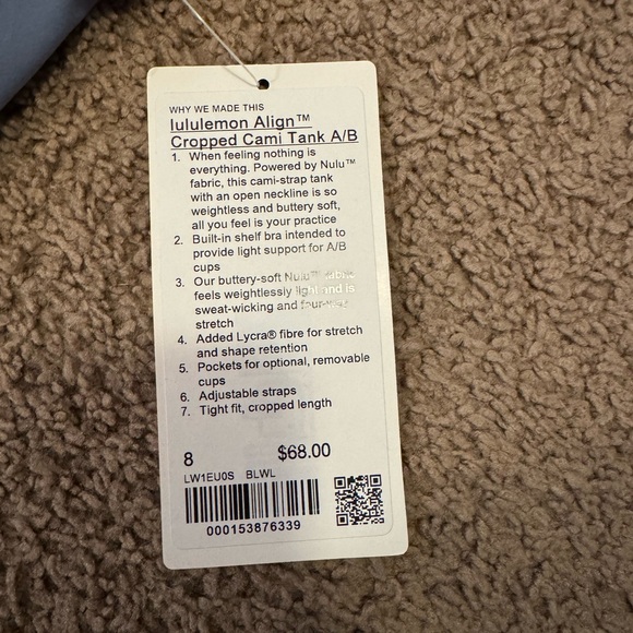 lululemon Align Cropped Cami Tank Top - Picture 4 of 6